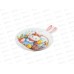 Блюдо сервировочное "Кролик" 20,8*26,4см стекло 842-139 г