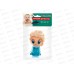 Игрушка для ванны 2310R0031-R Девочка "Капитошка", в пакете