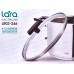 Кастрюля Веста LR02-246 нерж 16*10,5см 2,1л индукс дно стекл крышка