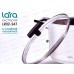 Кастрюля Веста LR02-247 нержавеющая сталь 18*1,5см 2,9л индукционное  дно стекл крышка