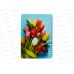 Блокнот 80л MAZARI  21*14,8см,Тюльпаны ассорт., M-3147