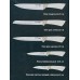 Набор ножей 6 предметов Agness на пластик подставке 911-781