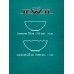 Набор салатников JEWEL Роуз 5пред. (стеклокерамика) ПС0097-58