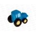 Игрушка пластизоль для ванны Синий трактор с улыбкой 10см, LX-ST200429, 384146