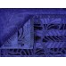 Полотенце махровое 30*60 LuxoR Флора темно-синий
