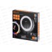 Лампа кольцевая  30см, 16Вт, светодиодная 2700-6400К+RGB, штатив настольный, диммер, ПДУ, USB, T
