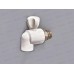 Клапан радиатора угловой (шаровый) PP-R 25x3/4&quot белый, Jakko *15/60