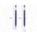 Ручка гел. BRAU GL-2000 синяя 0,35мм 144218 *12