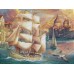 Алмаз. мозаика (класс.) 30х40см Венецианский парусник, НД-0385 с подр.