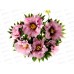 Букет георгинов 50см 6голов микс 6997 *2/20