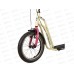 Самокат NOVATRACK Stamp N1 16'' внедорожный, бежевый с розовым, 16STAMPN1CL.BG24