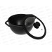 Кастрюля Tesoro Florence 3л Induction total dark с крышкой, TF6630tdi