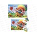 Пазл напольный 4в1. Милые зверята, П-0493, Bright Kids