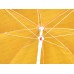 Зонт пляжный d-140мм желтый 871254