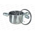 Кастрюля Флора LR02-257 18х11,5см 2,9л, индукционное дно, крышка Кастрюля Флора LR02-257 18х11,5см 2,9л, индукционное дно, крышка