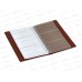 Кн.тел. ДПС  с файлами д/визиток. коричневая 2127.К-104 *10