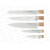 Набор ножей 6пр SATOSHI Роше подставка с разделителями 803-350 г