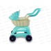 Коляска пластмассовая RRB-189 (50*32*43см) Коляска пластмассовая RRB-189 (50*32*43см)