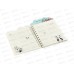 Блокнот 80л MAZARI Панда 12,8*17,9см,лин.,спир. 4 диз. M-3223 *12
