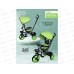 Велосипед трехколесный с ручкой НЕПТУН, зеленый, ВЛ-5082