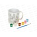 Кружка для росписи, Принцесса (краски, кисточка), MUG-МАРD