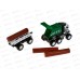 Набор "Фермер" 2445493 инерц. машинки, 3 бревна, в пакете Набор "Фермер" 2445493 инерц. машинки, 3 бревна, в пакете