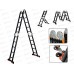 Стремянка алюм.многофункц.4*5 ступ. 15,5кг BLACK LINE STARTUL