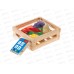 Корзинка №А36-8 с продуктами, сетка 16,8*15,3*6