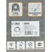 Душевой шланг хром EМ40 Душевой шланг хром EМ40