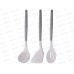 Набор Agness из 9пр 5нож полов,лопатка,шумовка,подставка серый 671-211