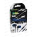 Наушники вакуумные AUX разъём с МК 1.1м, More Choice G38 Dark Blue