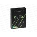 Наушники вакуумные AUX разъём с МК 1.2м, More Choice G16 Green Наушники вакуумные AUX разъём с МК 1.2м, More Choice G16 Green