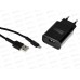 З/у сетевое 1USB 1.0A  More choice NC033i Black