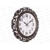 Часы настенные "21 Век" 4126-007 Классика черный с золотом, ажурный Рубин Часы настенные "21 Век" 4126-007 Классика черный с золотом, ажурный Рубин