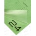 Тетрадь 24л лин. BG UniTone Green пластик. обл.прозрач. 08961 *10