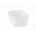 Корзина д/хранения с ручкой Белый М8973 *12