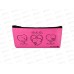 Пенал ФЕН Сердца , 20*8*3см, шелкограф. молн., 62666 *25