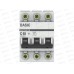 Автоматический выключатель ВА47-29 3P 40А 4,5кА C EKF Basic *4/40