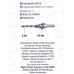 Сверло для мебельных стяжек Gepard 7*50мм конфирматор GP0450-75