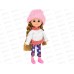 Кукла малышка Miss Kapriz MK53853 с лыжами FCJ0891081 в пакете