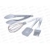 Набор кухонных принадлежностей 74-104 4пр Linea Silicone Набор кухонных принадлежностей 74-104 4пр Linea Silicone