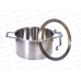 Кастрюля со стеклянной крышкой 77-0522 4,5л 22*12см Linea Palermo
