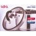 Кастрюля Lara LR02-9002 нержавеющая сталь 18*11,5см 2,9л индук, все виды плит, слив