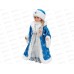 Внучка Деда Мороза в голубой шубе со снежинками, 40см Т-6582 Внучка Деда Мороза в голубой шубе со снежинками, 40см Т-6582