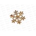Брошь &quotЗимняя сказка-Снежинка&quot 546-097