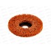 Круг зачистной КОРАЛ 125*22мм оранжевый  агрессивный (с керамическим зерном), но с эластичной структурой