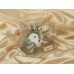 Елочная игрушка Новогодний олененок 7*10,5см серебро 916-1136