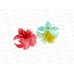 Крабик пластик 4см &quotЦветок&quot №3608 (уп 6шт)