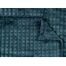 Плед Велсофт с тиснением Соты 180*200 19-4118 Темный деним
