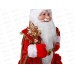 Дед Мороз 42см, красный полиэстер  140-112